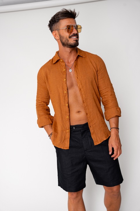 IN rövidnadrág gombbal 17659, Fekete