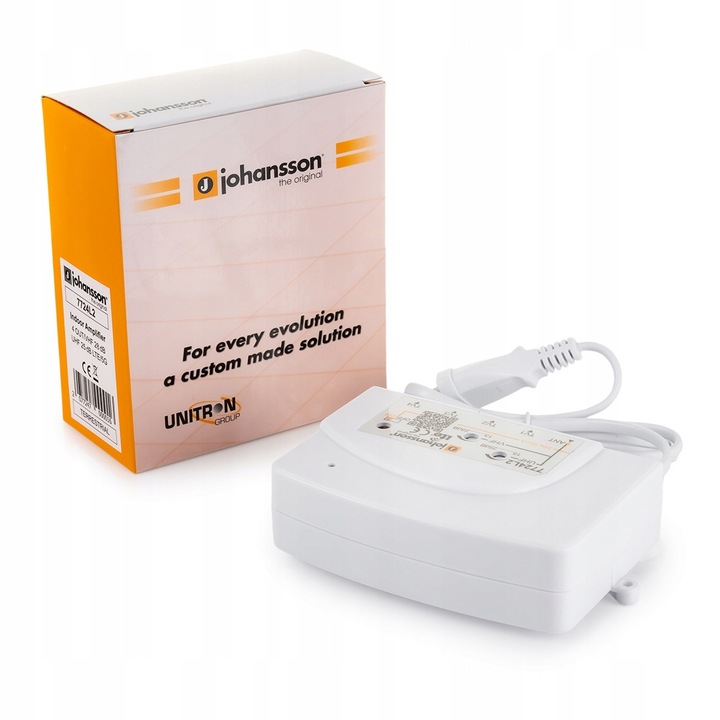 Amplificator Johansson 7724L2 28dB 1x4 VHF-UHF filtru LTE/5G