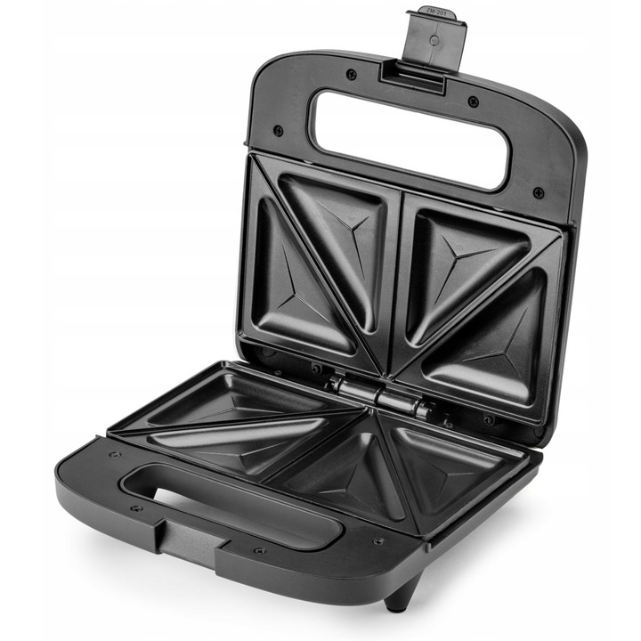 Сандвич машина, Huslog, 750W, черна, размери 21.6x12см