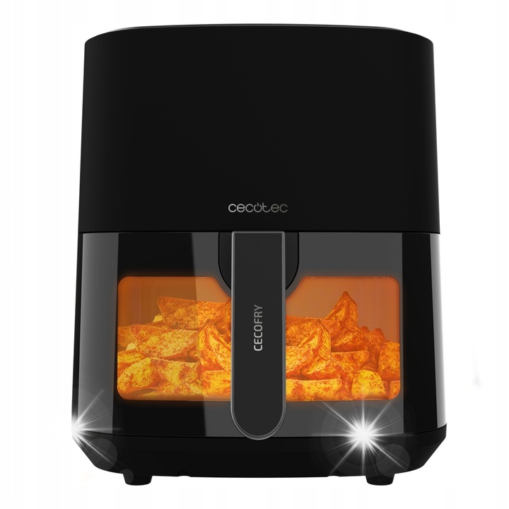 Фритюрник без плъзгач Cecofry Fantastik Window 5500, 5.5л, 1500W, черен, 38x27x31.5см