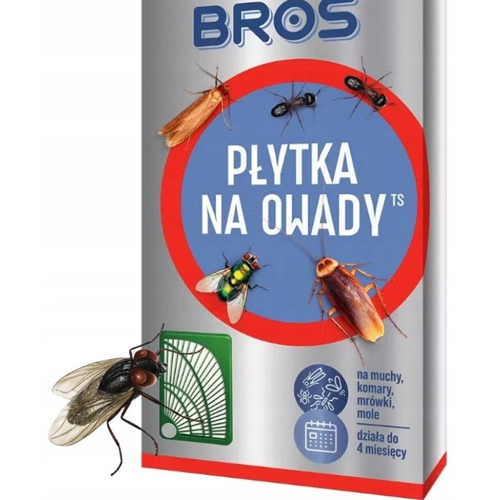 Capcana adeziva pentru insecte BROS, set 2 buc, eficienta pana la 3 luni