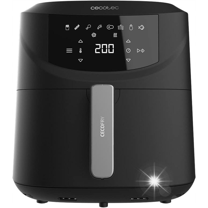 Фритюрник Cecofry Absolute 7600, 7.6 л, 2000 W, черен, контрол на температурата, сензорен екран