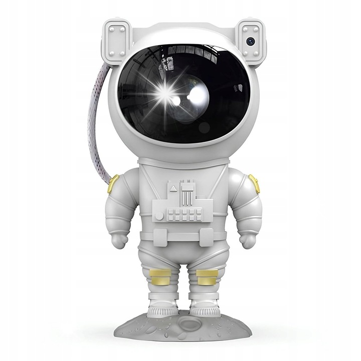 Proiector de stele R2, Astronaut, lampa de veghe, culori multiple, control prin telecomanda