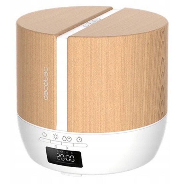 Овлажнител Cecotec PureAroma 550 Connected, 3 нива, кафяв/бял