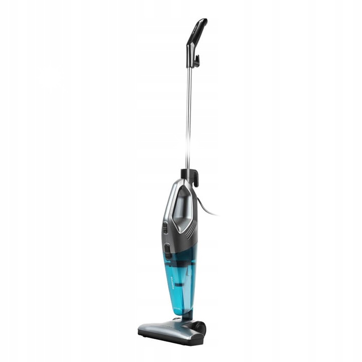 Cecotec Conga Popstar 1500 Animal DuoStick вертикална прахосмукачка, 800W, 2в1, черно-синя, 0.8л