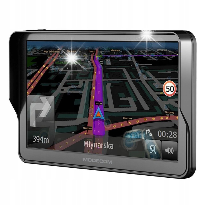 GPS навигация MODECOM FreeWAY CX 7.3, 7 инча, процесор 800 MHz, 16 GB, черна