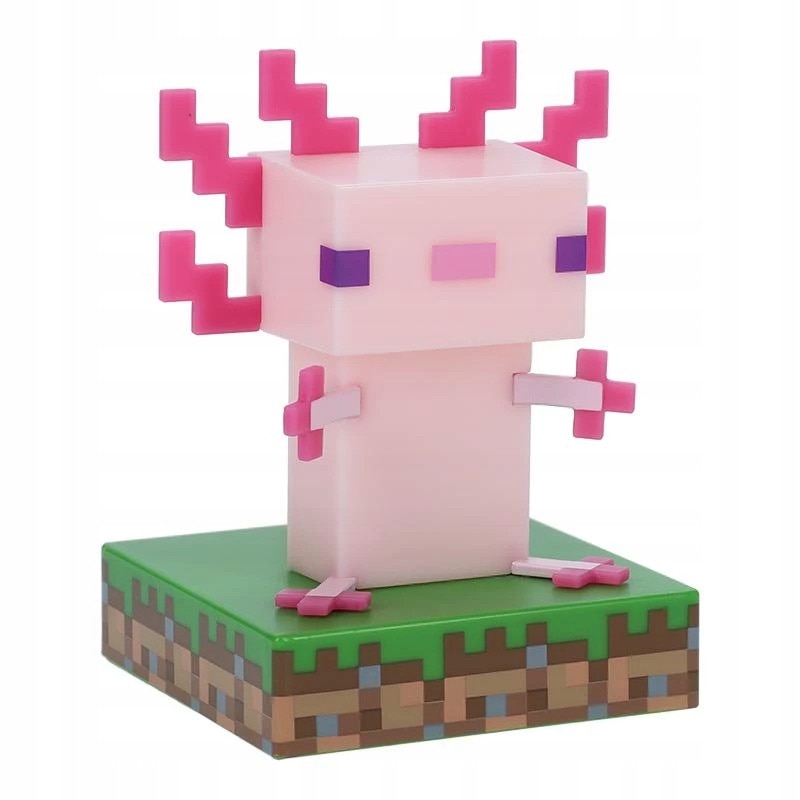 Lampa de veghe Minecraft Axolotl, roz - eMAG.ro