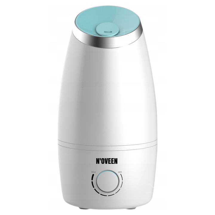 Ултразвуков овлажнител Noveen UH116, ароматерапия, 3.5 л, 18x18x31 см, мента