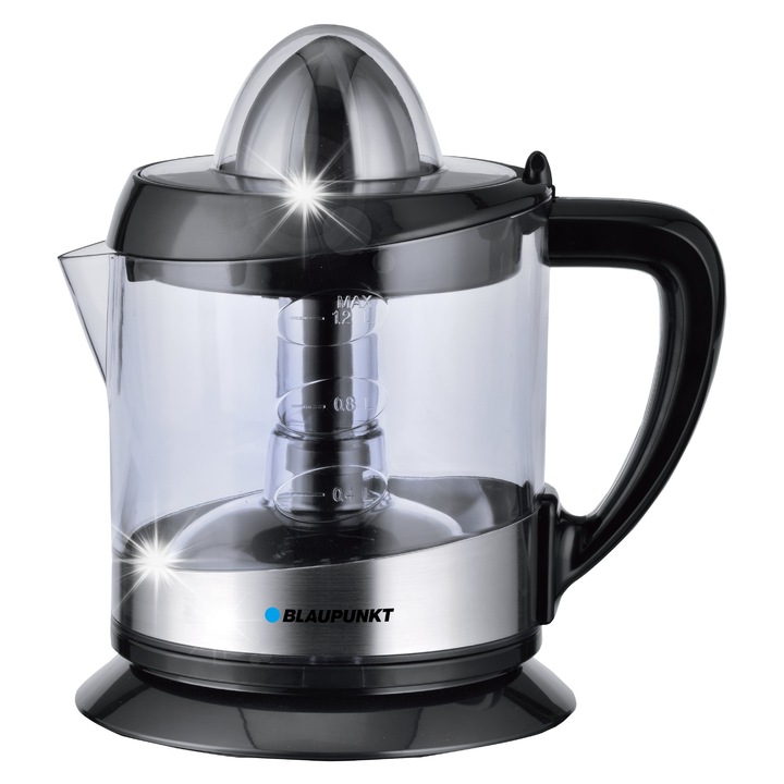 Blaupunkt CJS401 сокоизстисквачка за цитруси, 40 W, 1.2 л, черна, 21.5x14.5x23.3 см