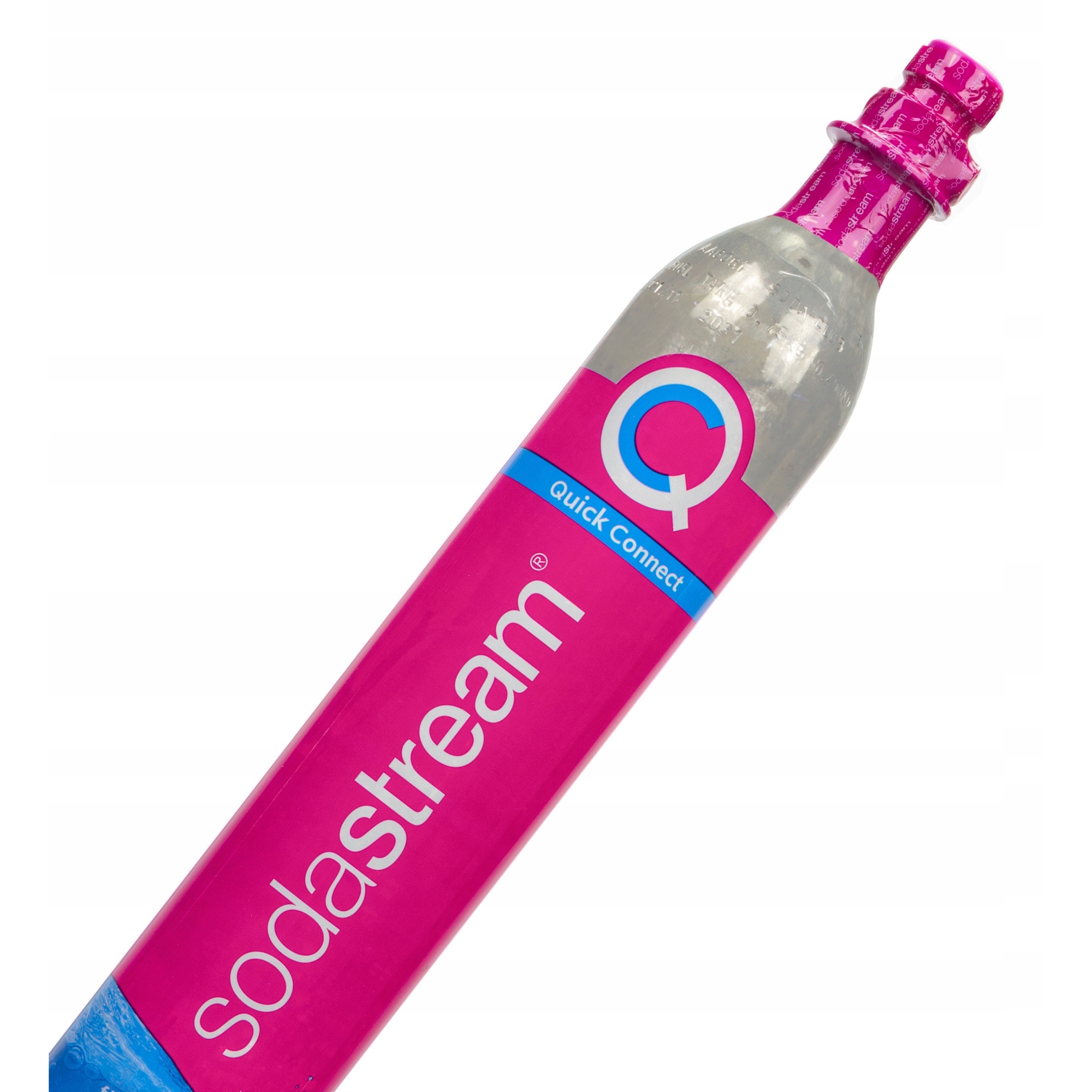Bouteille de gaz CO2 de rechange SodaStream Quick Connect, 60 l (rose