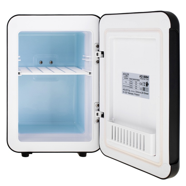 Преносим мини хладилник Adler AD 8084, 4 л, функция за охлаждане и отопление, 18,3 x 27 x 24,1 см