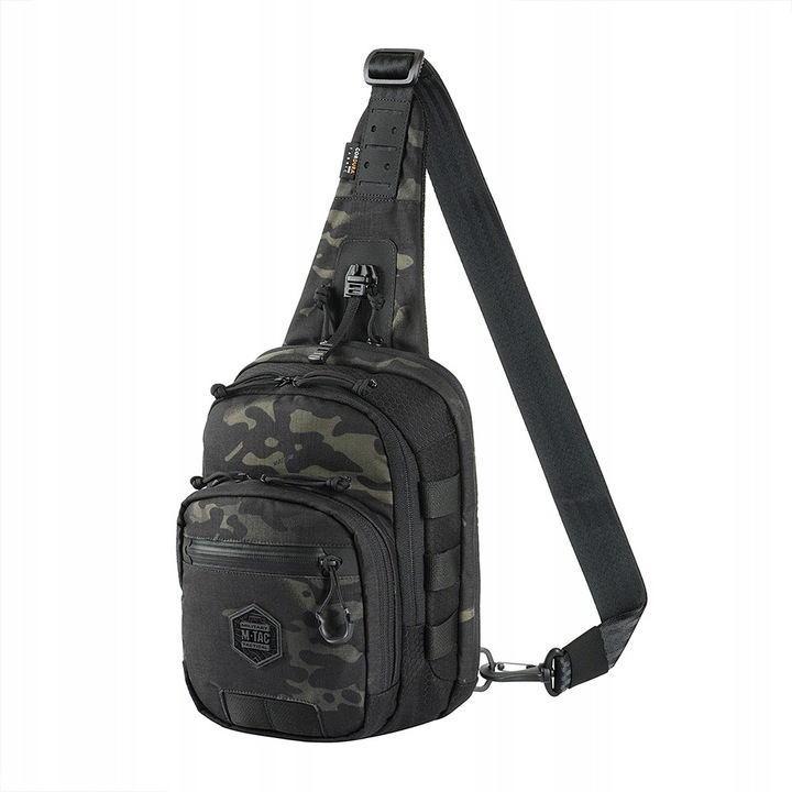 Cross Bag M-Tac Elite Hex, Cordura 500, 3 rekeszes, fekete