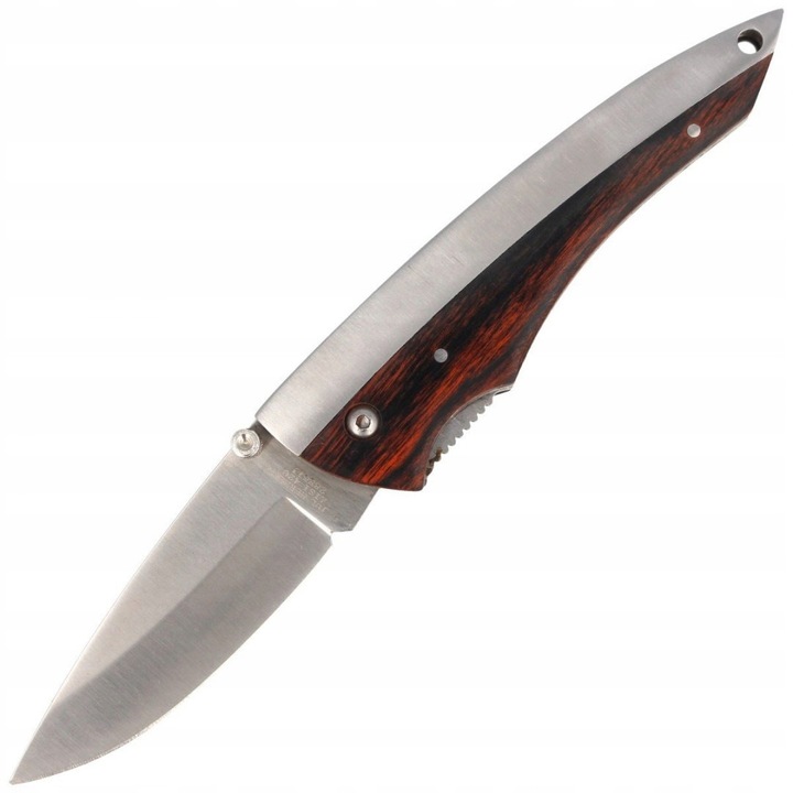Briceag, Herbertz, model modern, otel AISI 420, maner metal-drept, 70mm, 180mm deschis