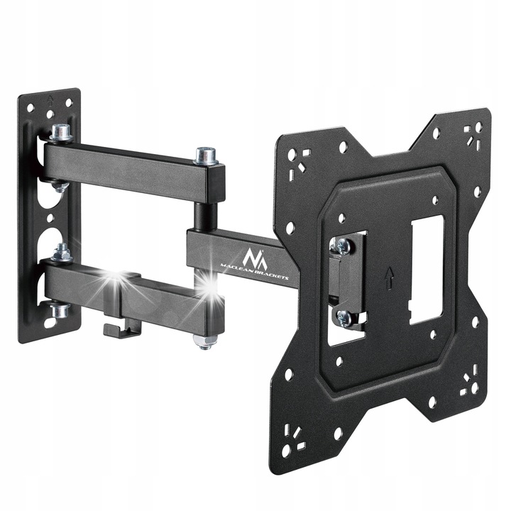 Универсална стойка за телевизор Maclean, 23-43", макс. VESA 200x200, 30 кг, черна