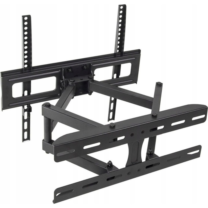 ТВ стойка Maclean, въртяща се, за телевизори 26-55", черна, товароносимост 30 кг, регулируема 100x400 мм