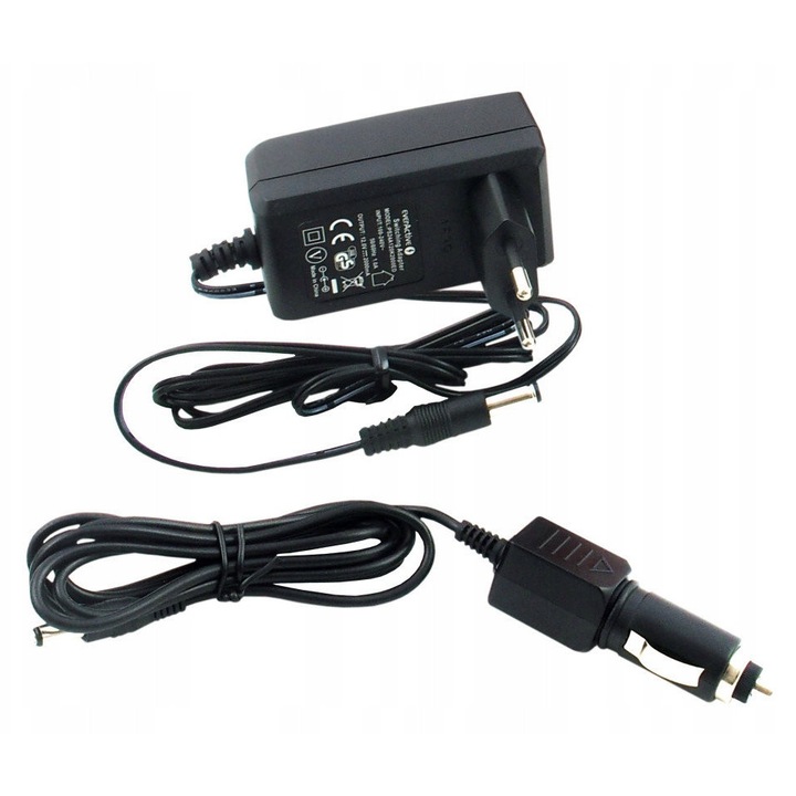 EverActive NC1600 töltő 16 db AA/AAA akkumulátorhoz, egyedi vezérlés, LCD kijelző, 12V DC