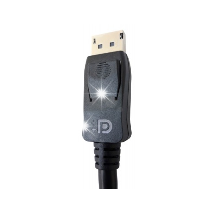 Кабел DisplayPort 1.4 Techly 8K DP-DP M/M 1m, черен
