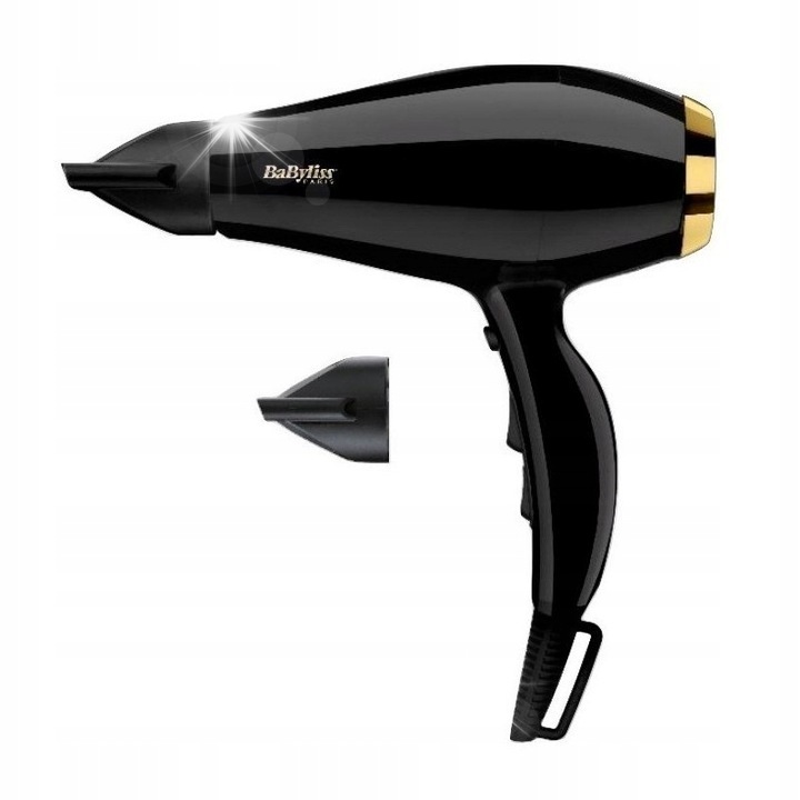 Сешоар Babyliss 2300W, 3 температури, 2 скорости, 2 концентратора, черен