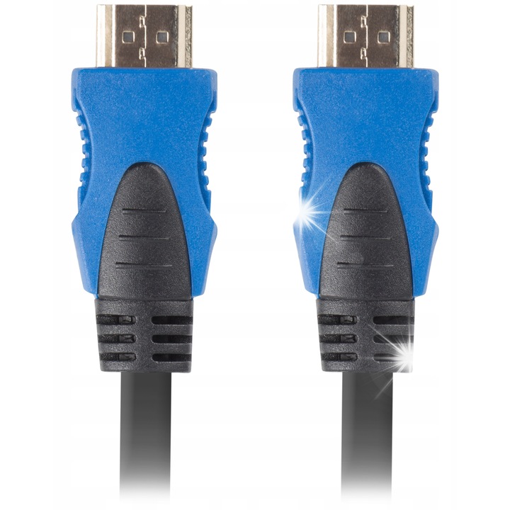 HDMI кабел Lanberg 20 м, 4K, 30 AWG, черен