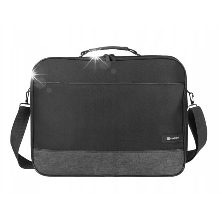 Чанта за лаптоп Natec Impala 2, 14.1", черна, Anti-Shock система, размери 38x5.5x30.5см