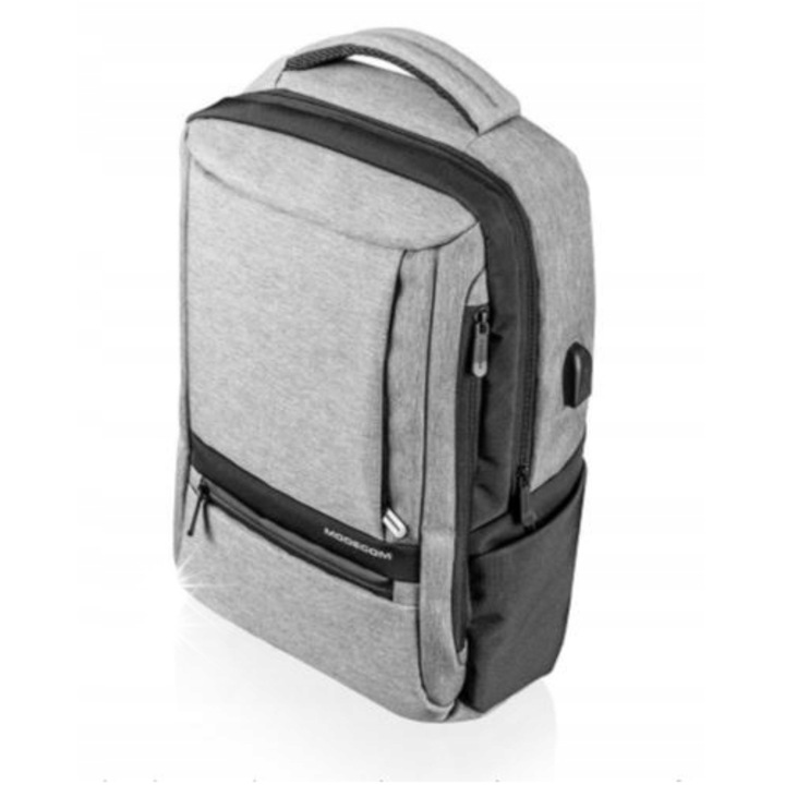 Раница за лаптоп Modecom SMART 15.6", водоустойчив материал, вътрешно отделение, модерен цвят