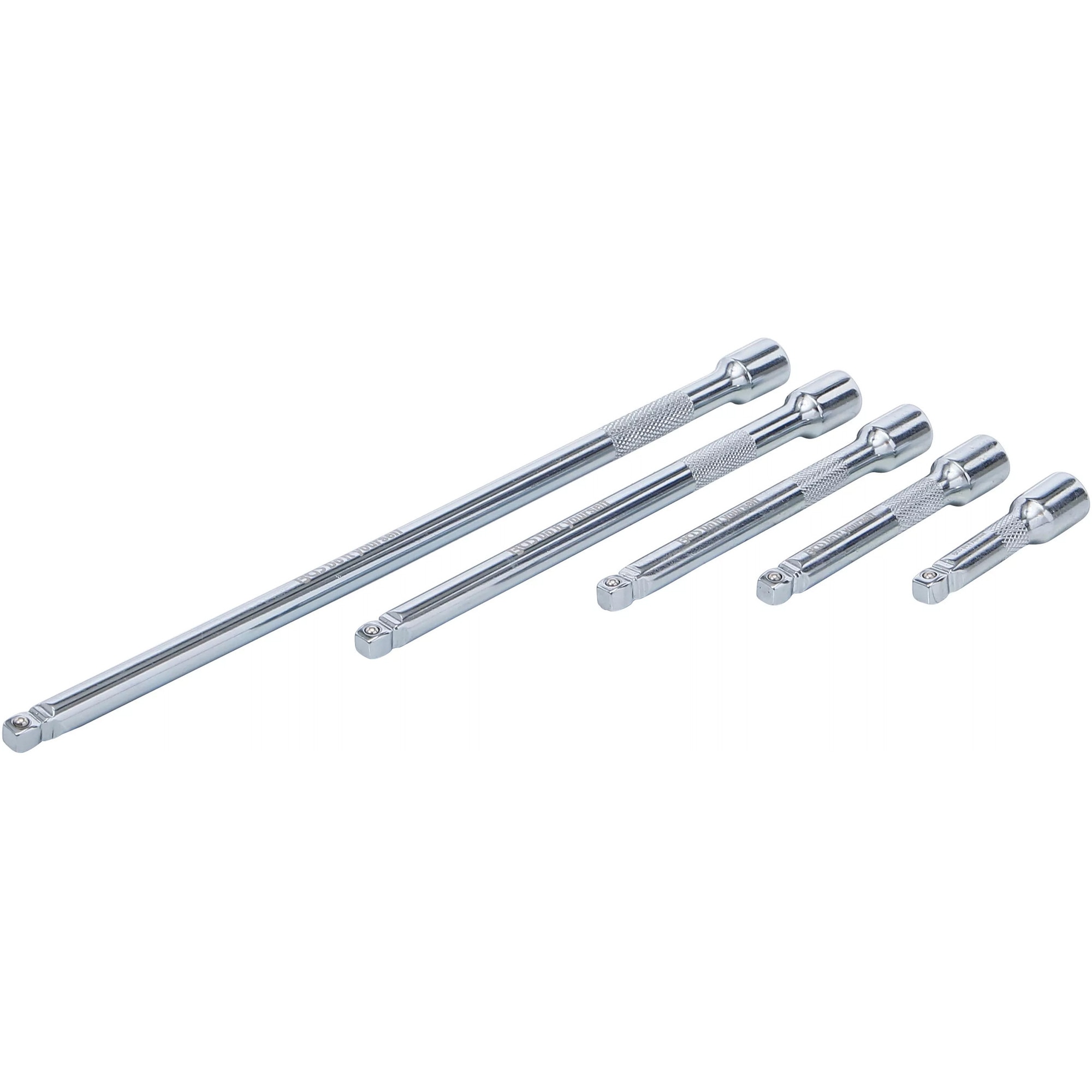 Set prelungitoare cu cap sferic cu antrenare 6,3 mm (1/4") BGS, 5 piese