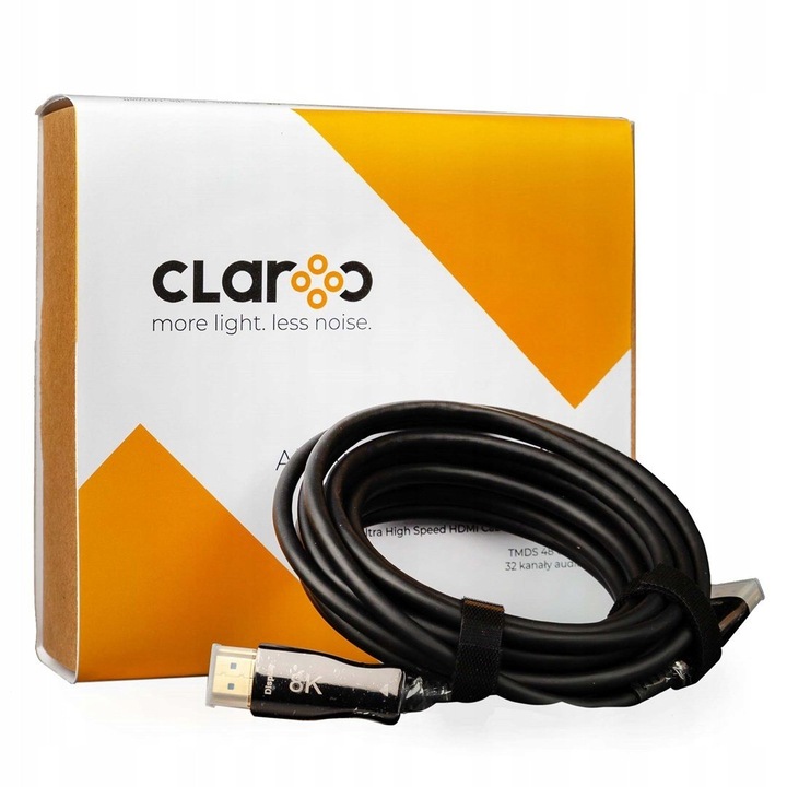 CLAROC AOC 2.1 HDMI кабел, 8K, 3 м, черен, 3D