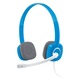 Слушалки за компютър Logitech 960, с микрофон, 2.4 м кабел, черни