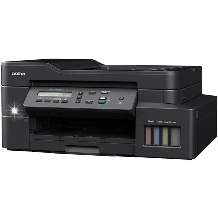 Многофункционален принтер Brother DCP-T720DW, A4, безжичен, 3 в 1, черен, 195x435x380 мм