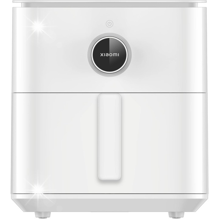 Xiaomi Smart Air Fryer 6.5l, 1800W, безжичен, черно-бял, размери 389x287x317mm