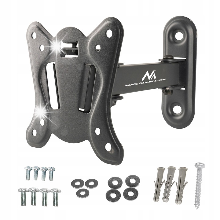 Maclean MC-416 ТВ стойка, 13-32", 30 кг, черна, регулируема