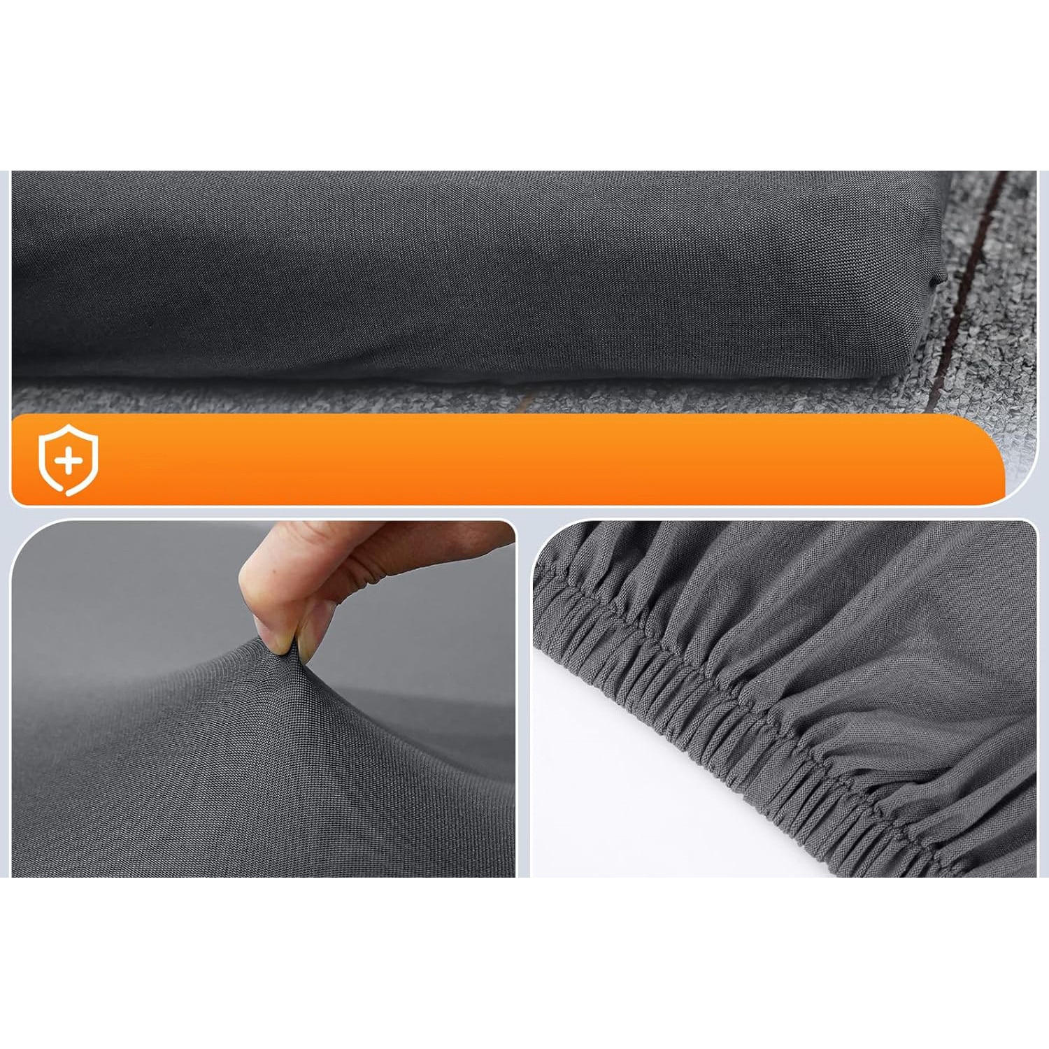 Cearceaf cu elastic pentru VW Grand California 600, set 3 bucati