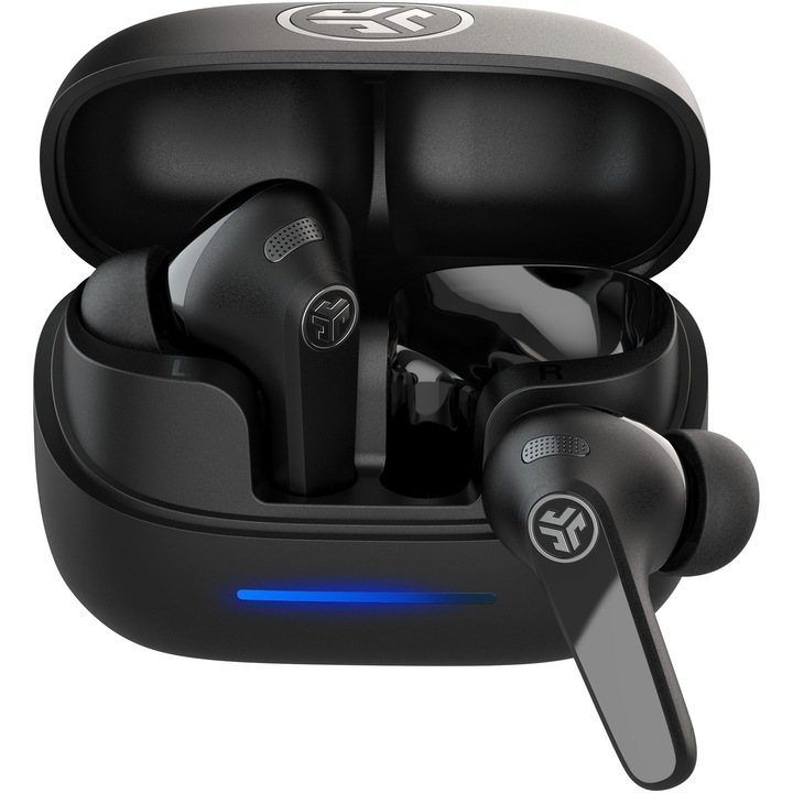 Слушалки In-Ear JLAB JBuds Pods ANC, True Wireless, Bluetooth, Hybrid ANC, Multipoint, Автономност 56 часа, IP55, Черен