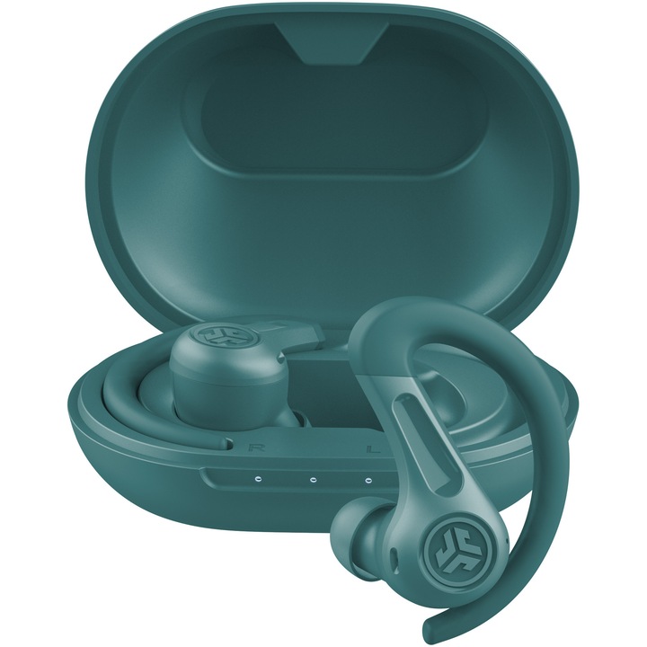 Слушалки In-Ear JLAB JBuds Sport ANC 4, True Wireless, Bluetooth, Hybrid ANC, Автономност 60 часа, IP66, Teal