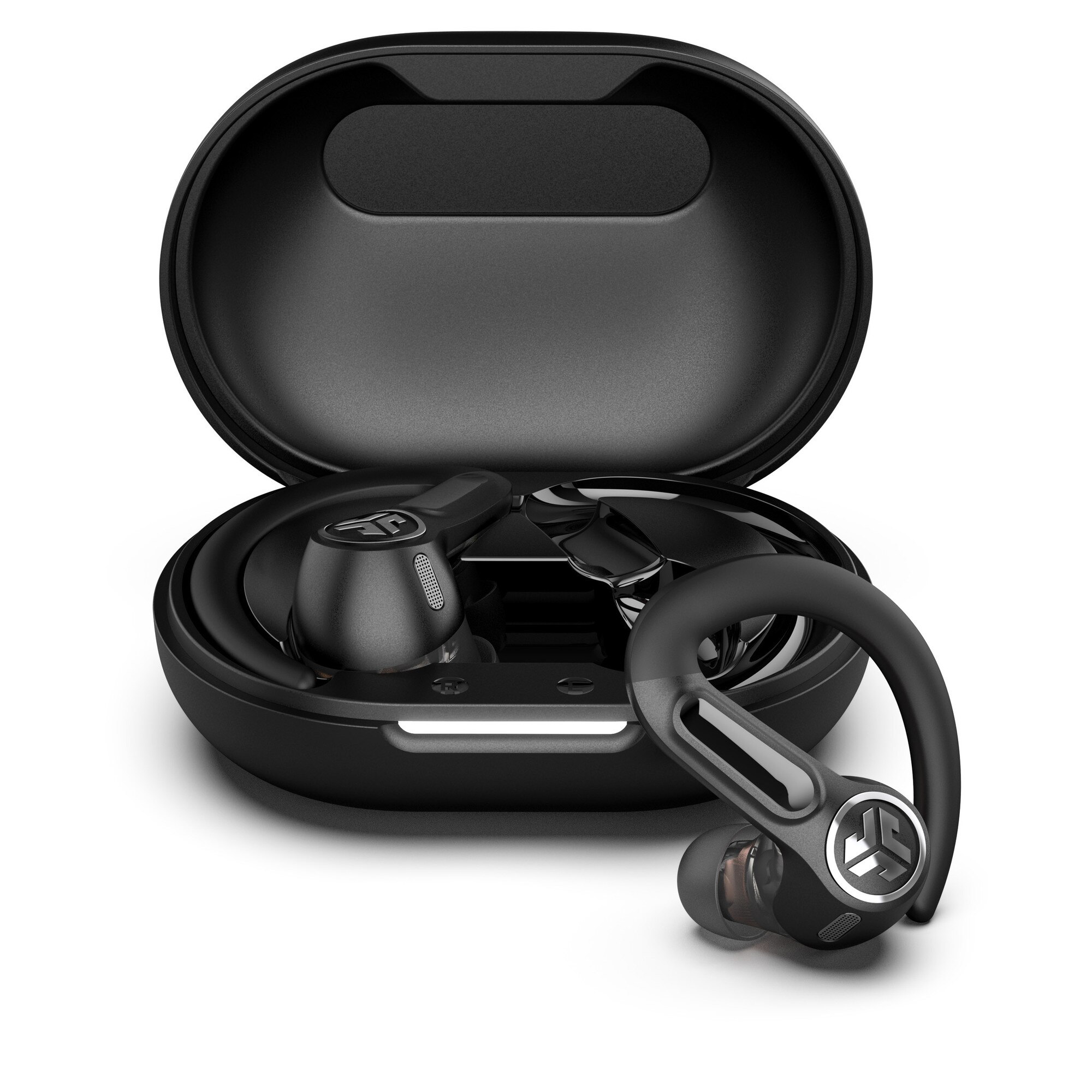 Casti In-Ear JLAB Epic Sport ANC 3, True Wireless, Bluetooth, Hybrid ANC, Multipoint, Autonomie 52 ore, IP66, Black