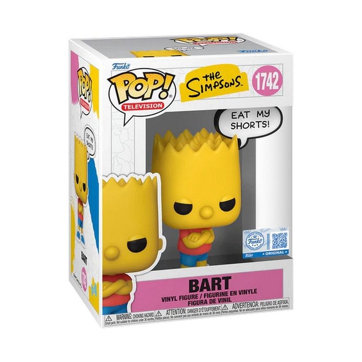 Figurina de colectie Funko POP! The Simpsons − Bart #1742
