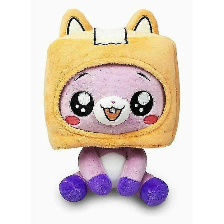 Set de jucarii de plus Boxy, Foxy si Rocky, 18x25x29cm, multicolor