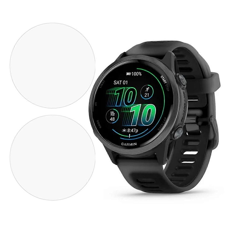 Протектор за екран комплект от 2 бр. за Garmin Forerunner 570 42мм, TPU прозрачен, лесно приложение, пълно покритие