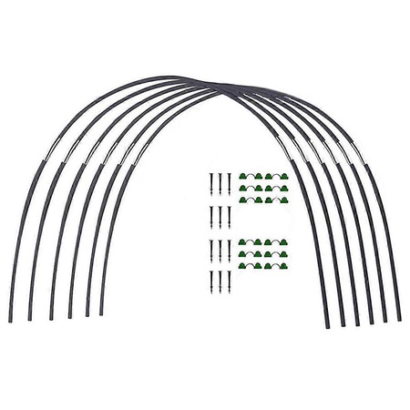 Set tunel de sera pentru gradina, suport din fibra de sticla, protectie ...