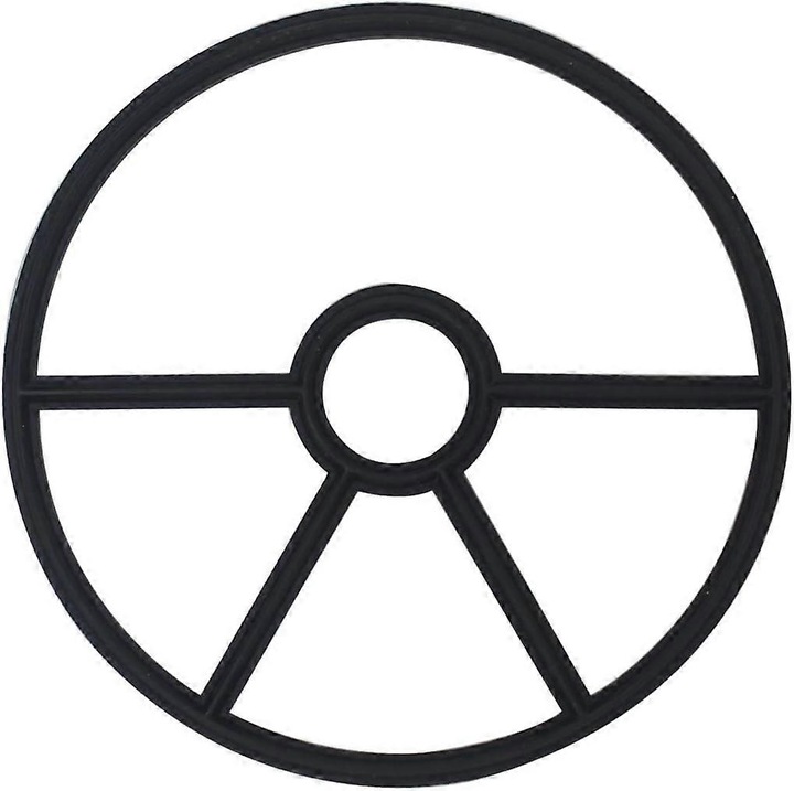 Tömítés többfunkciós szelepekhez, Fekete, 4 ágú, 1.5 hüvelyk