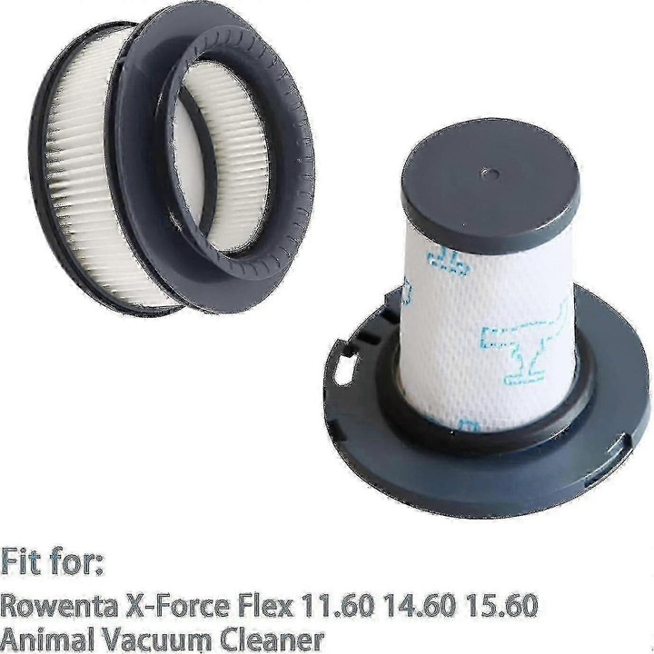 Set 4 filtre de schimb pentru aspirator Rowenta X-Force Flex 11.60/14.60/15.60, compatibil cu RH9878, RH9898, RH9958, RH99F1