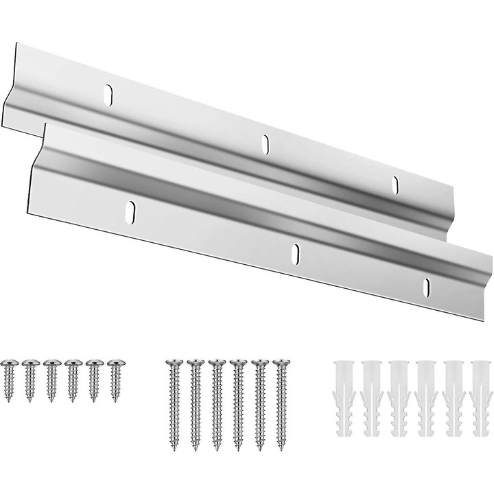 Set suporturi pentru tablouri, 2 buc, 30cm, metalice, rezistente