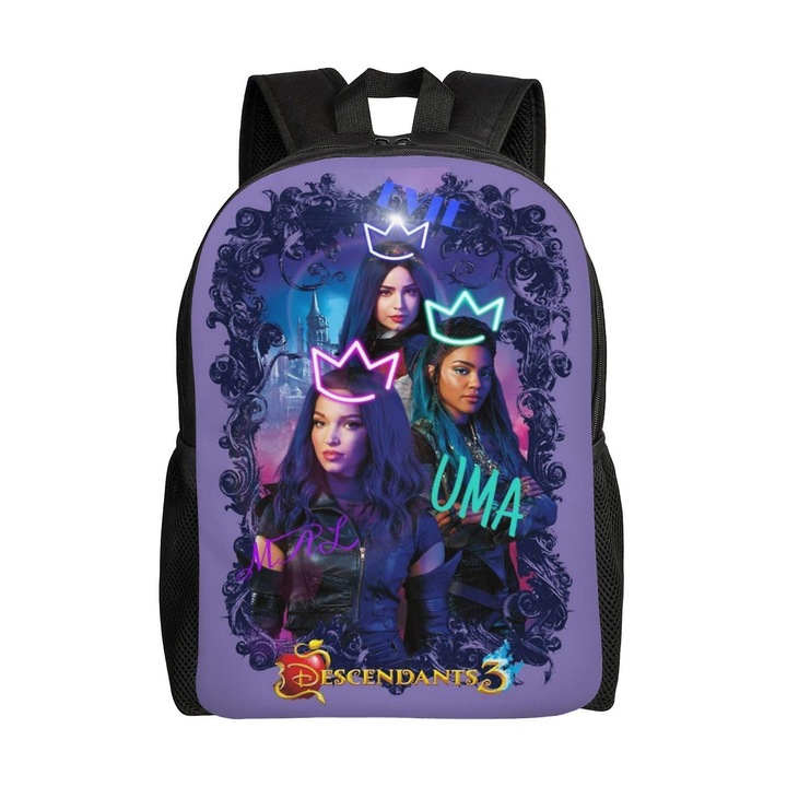 Ghiozdan multifunctional, capacitate mare, design modern, 15 inch, multicolor