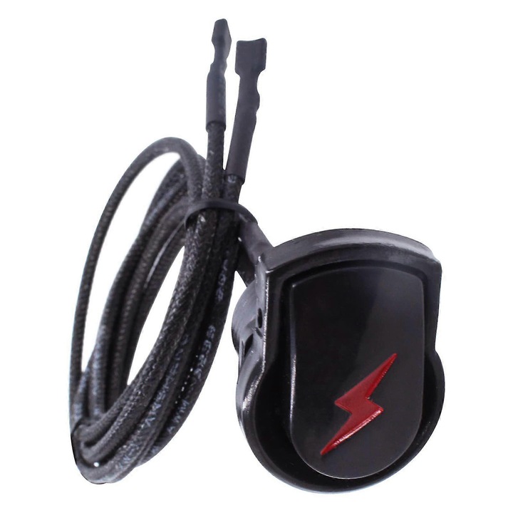 Elektronikus gyújtáskapcsoló modul Char Broil grillsütőhöz, gyújtógombbal és kábellel ellátott készlet, 30g, fekete