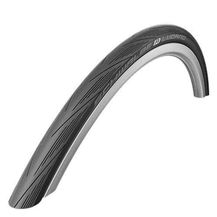 Schwalbe Lugano II kerékpár külső gumi, 700x23c (23-622), K-Guard védelemmel, összecsukható, fekete, 260g
