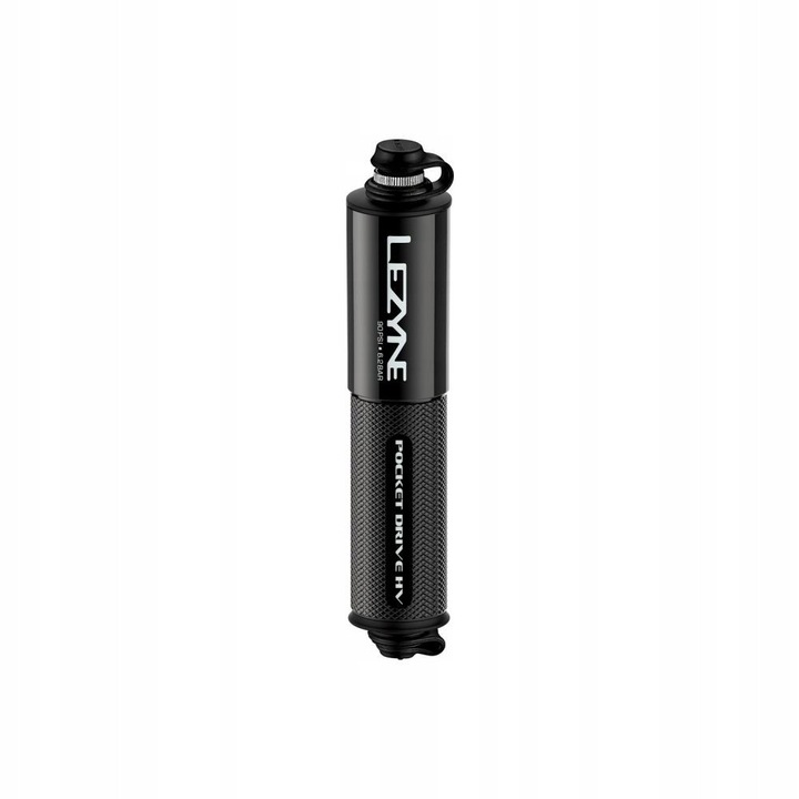 Велосипедна помпа Lezyne Pocket Drive HV, 90PSI, 140 мм, черна