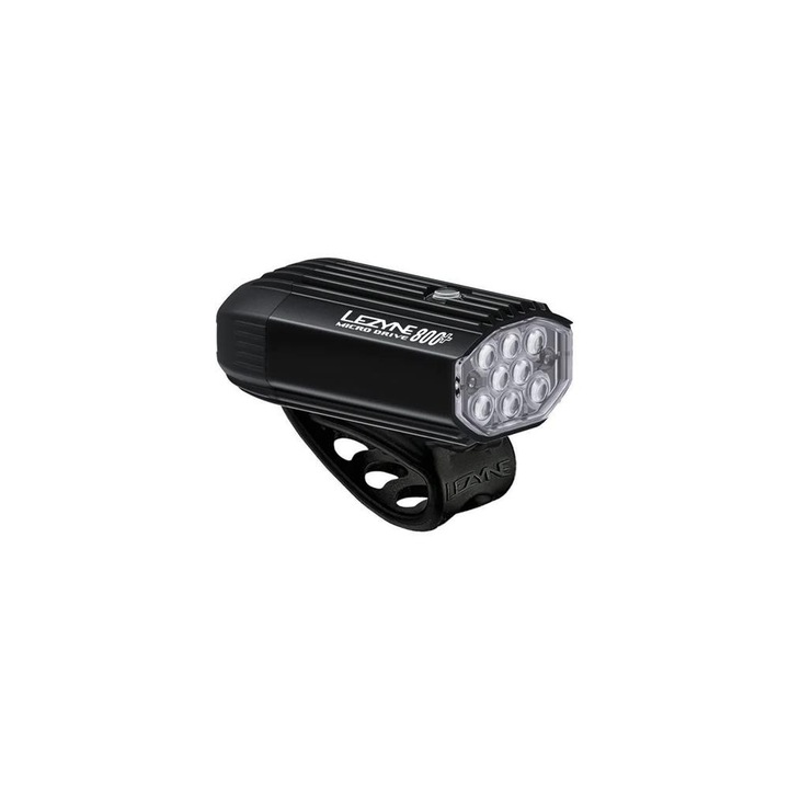 Lezyne Micro Drive Pro 1000 kerékpár első lámpa, fekete, 8x4.7x3.5cm