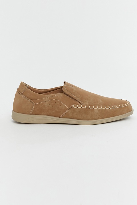 LC WAIKIKI, Pantofi loafer cu garnituri contrastante, Bej