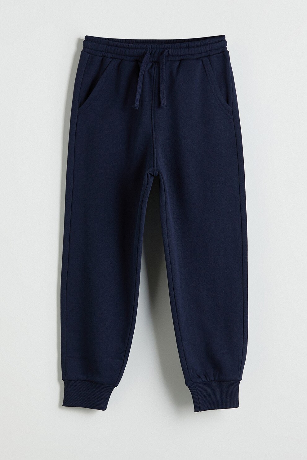 LC WAIKIKI, Pantaloni de trening cu captuseala din fleece, Bleumarin, 116-122 CM