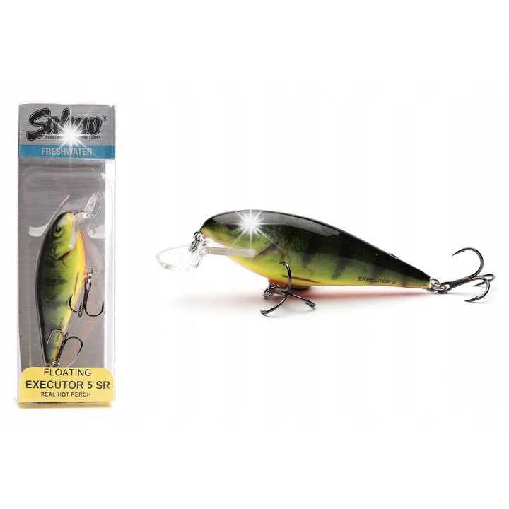 Воблер Salmo Executor SR 12см, 33гр, истински горещ костур, дълбочина 2.5м, комплект от 1 брой